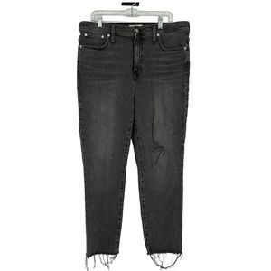 Madewell Black Distressed Jeans